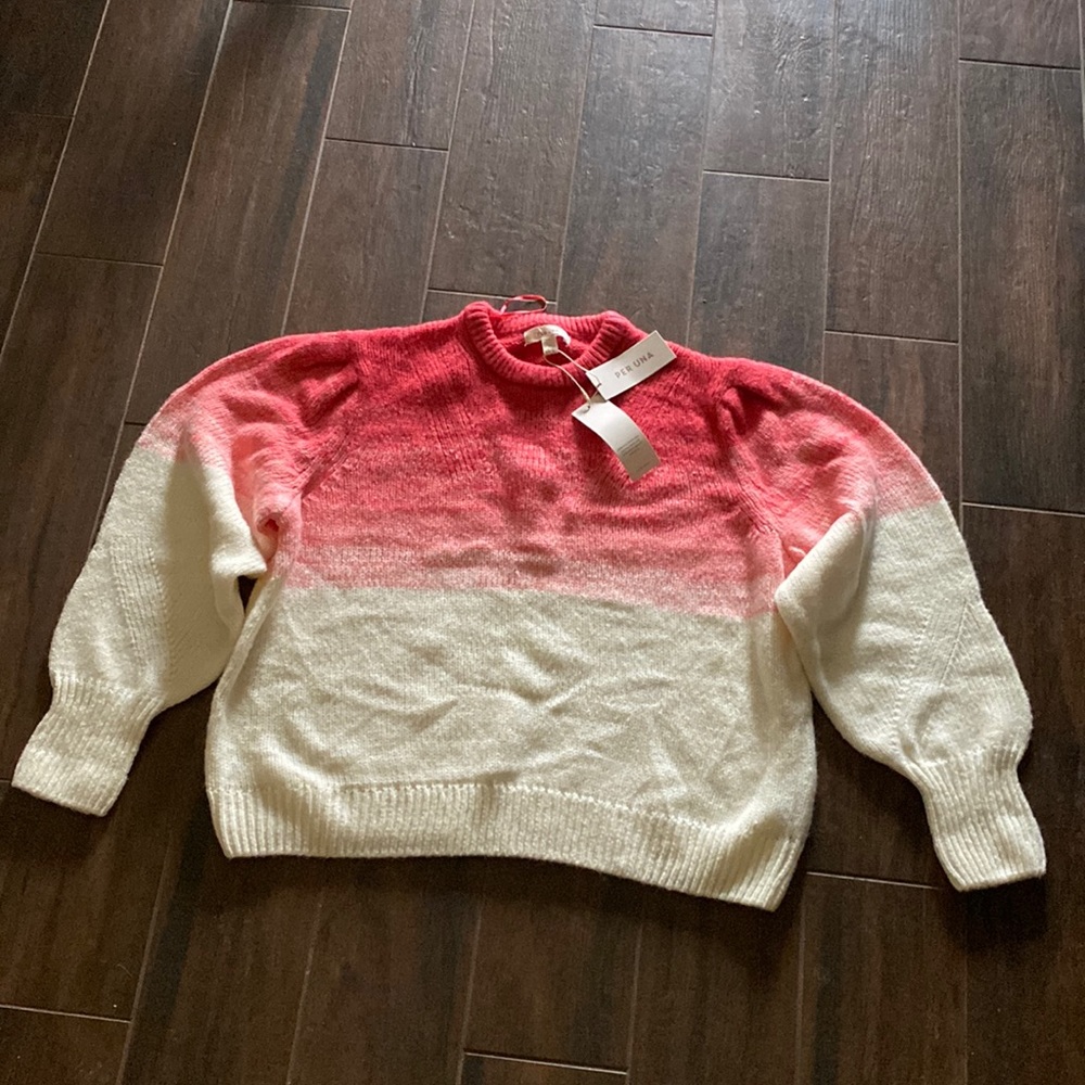 NWT PER UNA ombré sweater